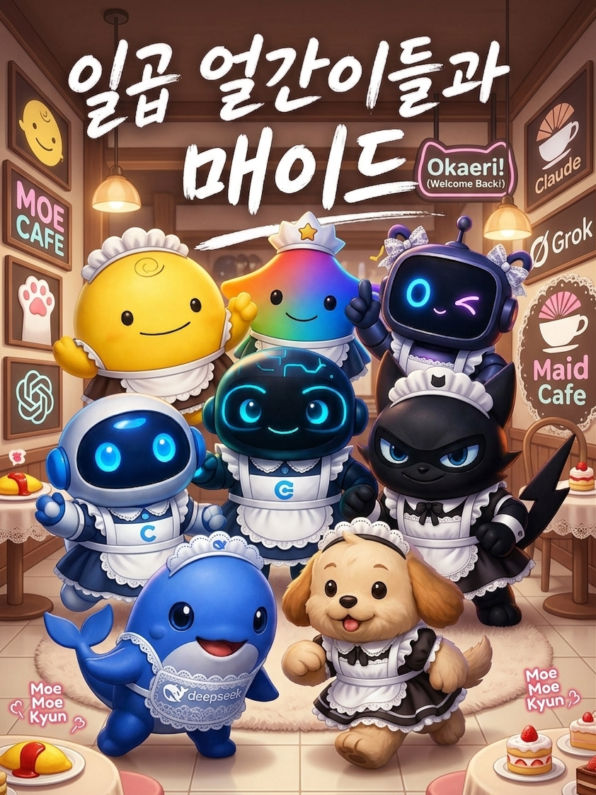 일곱 얼간이와 메이드 카페♡ 대표 이미지