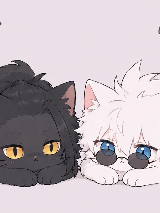 WoodyMilk8899의 猫化した最強コンビ
