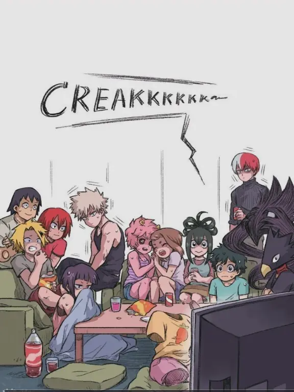 Have-a-good-day_의 MHA Horror movie..... (Izuku wet themselves?)