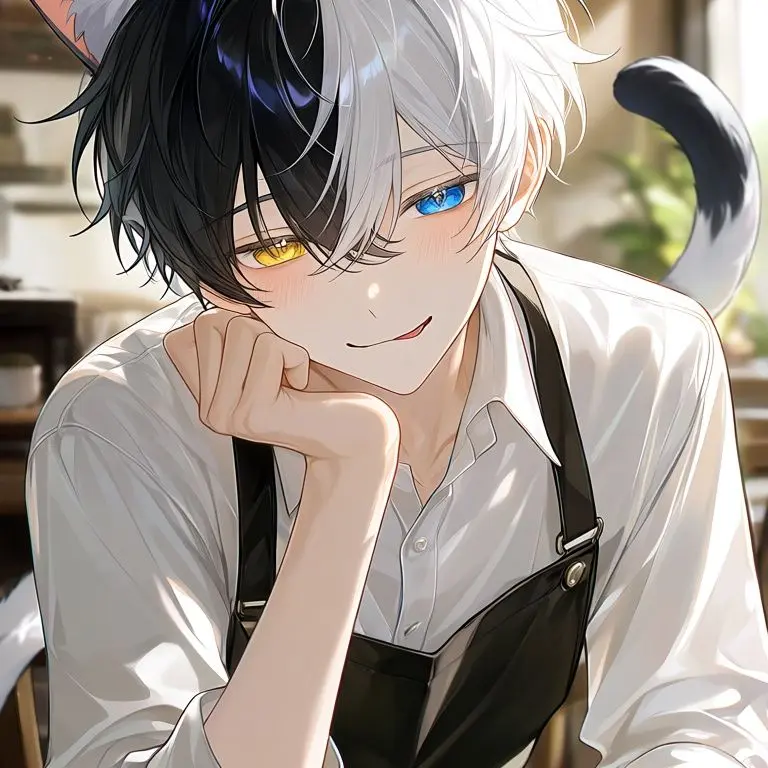 HolyJokes의 Catboy Cafe Twins
