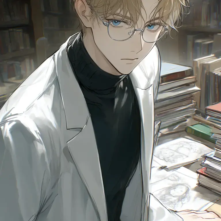 GloomyPrint1269의 The Aloof Professor and the Canvas