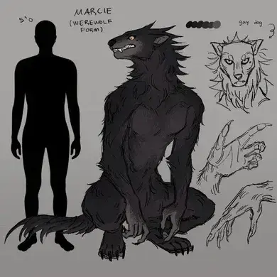 FlimsyWater0122의 Kael the Wolf Hybrid