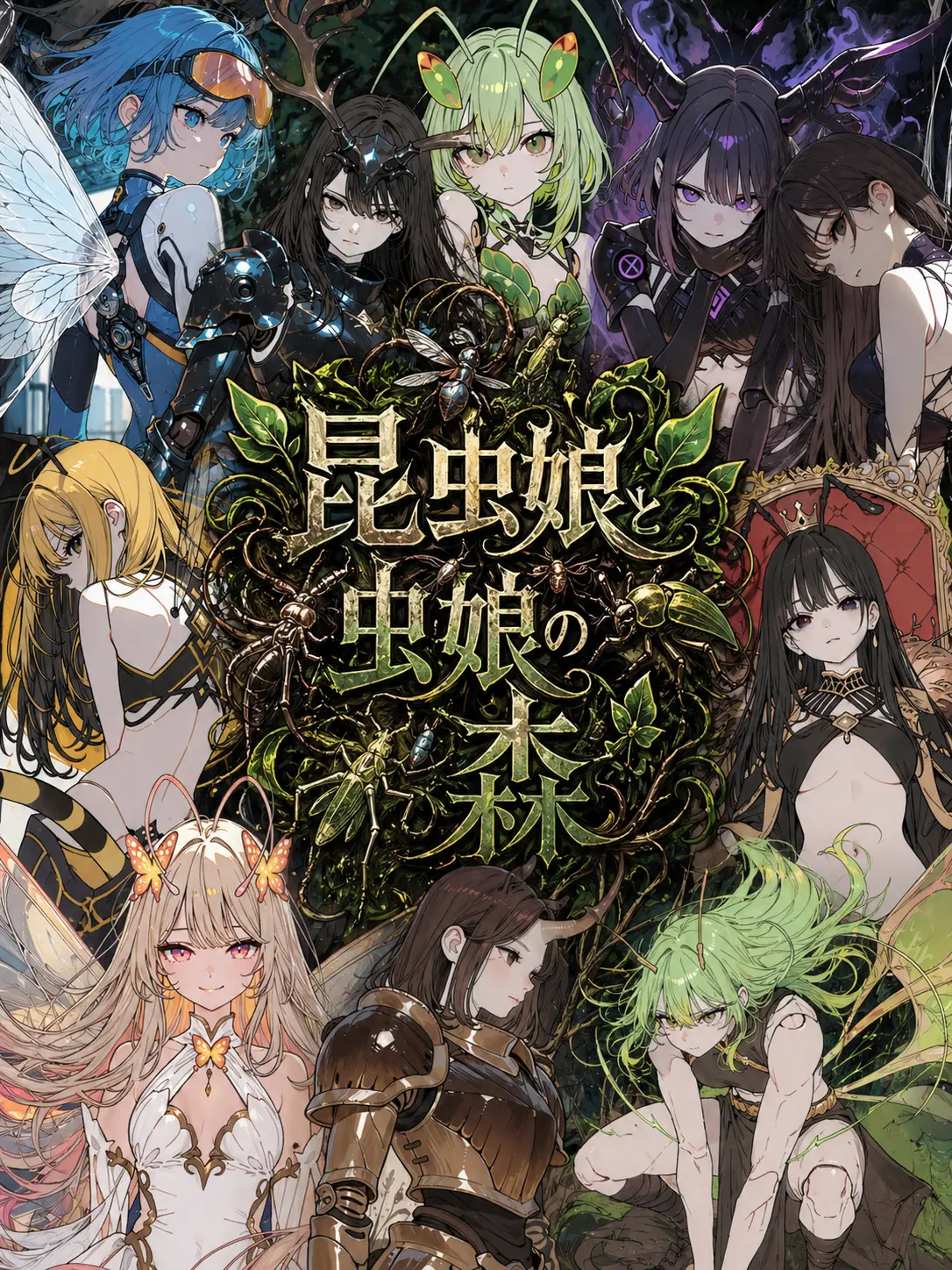 Mizinkomizmiz0034의 昆虫娘と虫娘の森