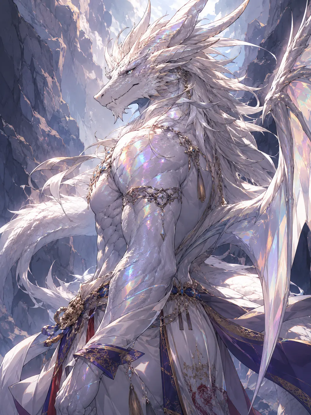 AcridRing6643의 虹色に輝くドラゴン。