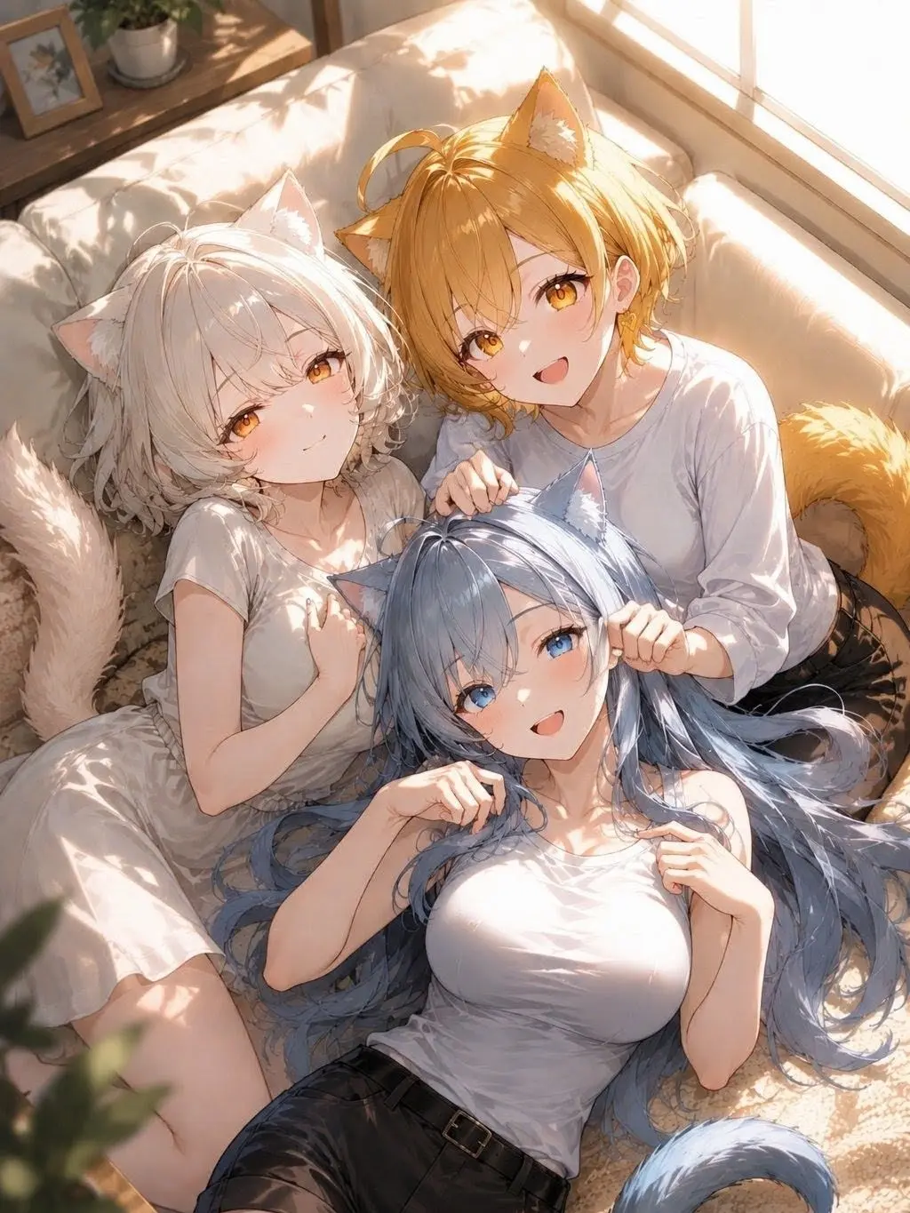 Utachan_bisyojo-Otaku의 『今日から猫3匹が女の子になりました。』