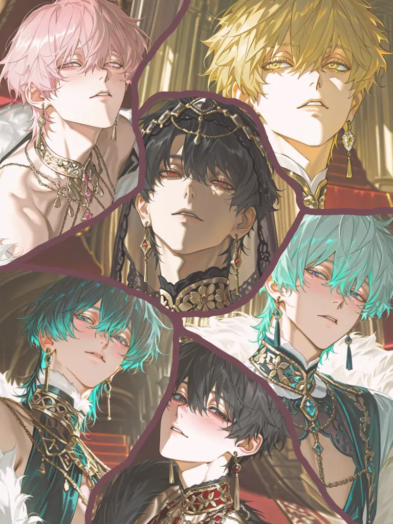 nisokaameruna의 王座に咲く、檻の男たち