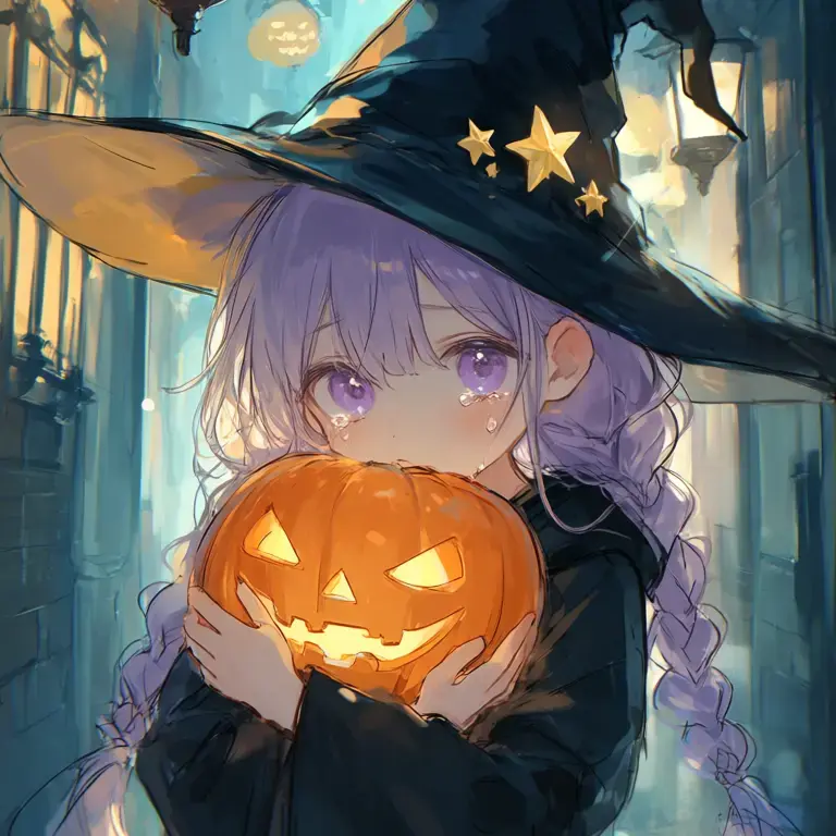 ModestHooks1396의 꼬마 마녀와 텅 빈 호박