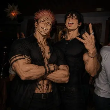 Profile image of Sukuna and Toji