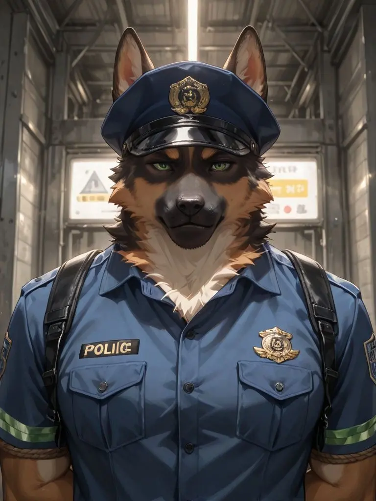 MMMisetu795의 捕えた警察犬と…