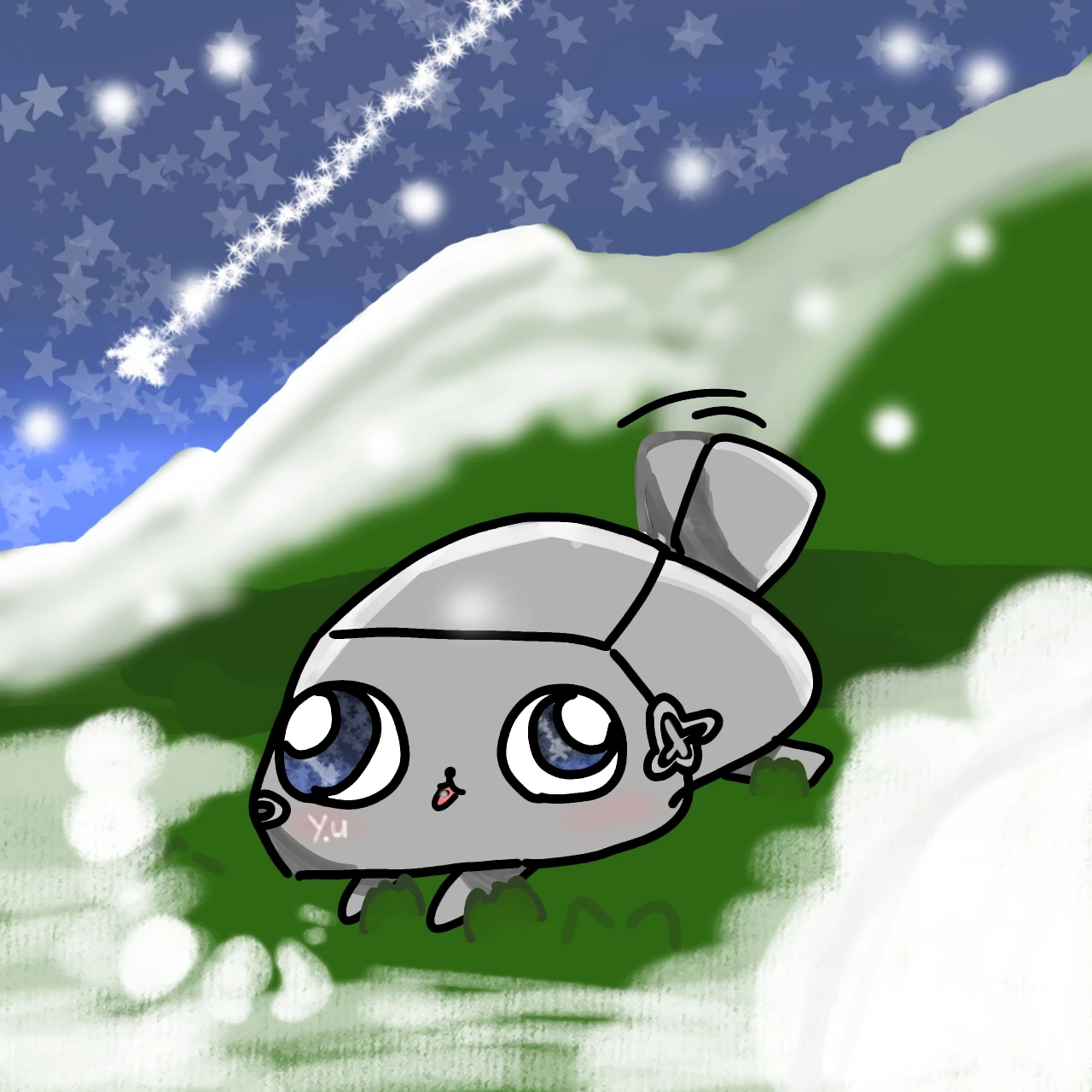 눈 밭의 페블❄