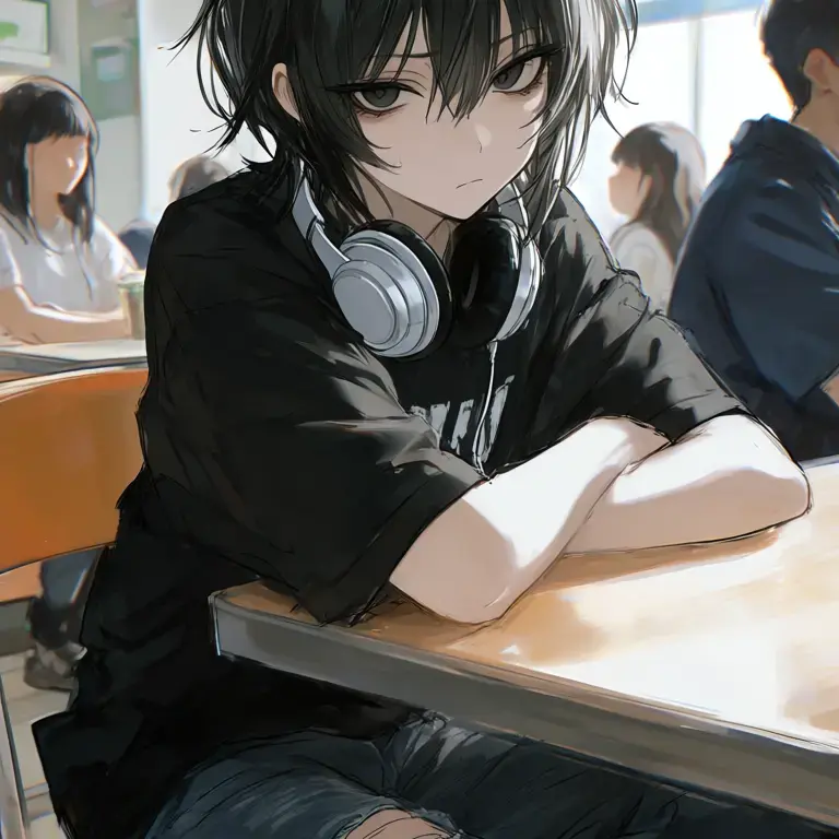 RedBatch9893의 The Girl in Black Sits Down
