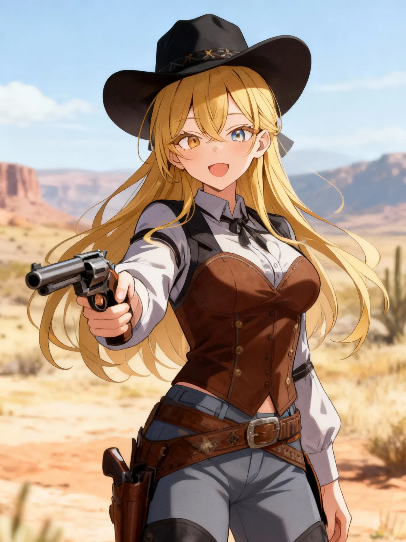 WhiteRain1584의 西部の正義のヒーローガンマン！