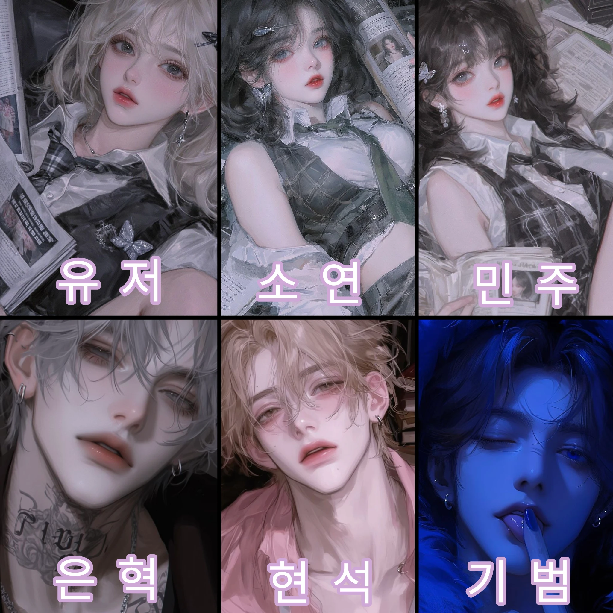 문제아모범생3인방들