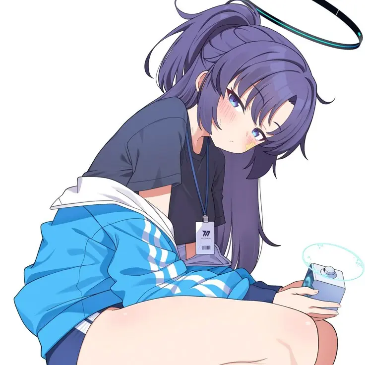 Taro_card_726의 유우카의 운동 모습