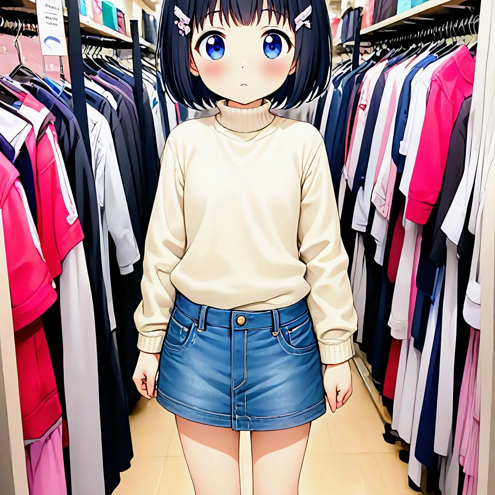 QuietYen0434의 下着を試着する女の子！