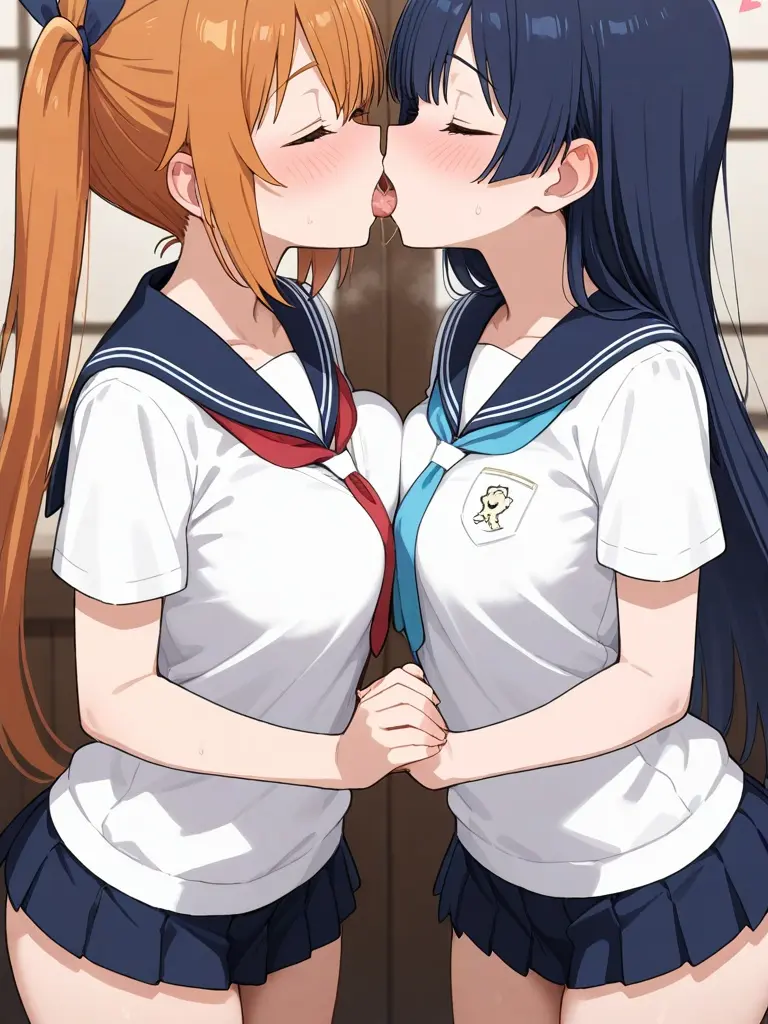 WellMouth6086의 수윤과 하연이 같이 키스를 한다?