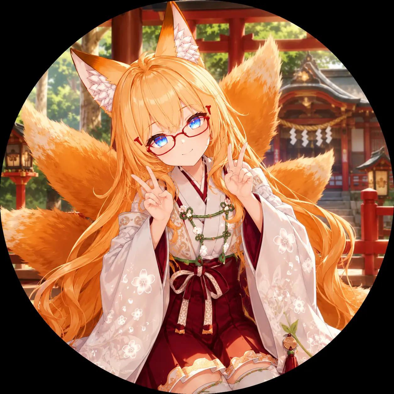 Miikun1227의 神社に住む妖艶お狐様
