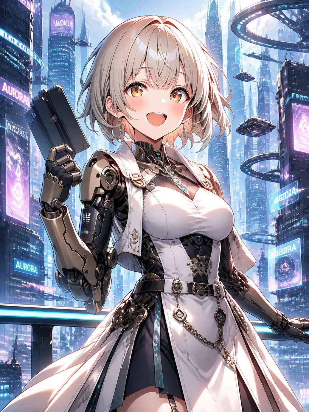 0Lux_Lighthouse의 ロボが支配する未来都市