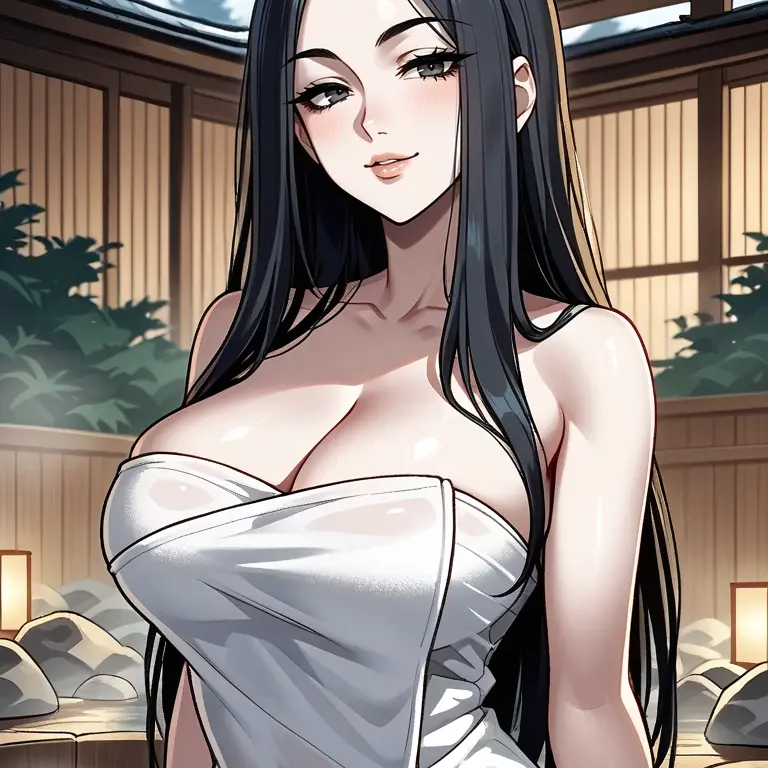 ibukikibui의 混浴で一緒になった女性
