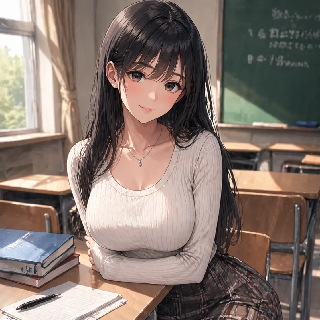 IdlePot9608의 女教師の誘惑を受け止めて♡