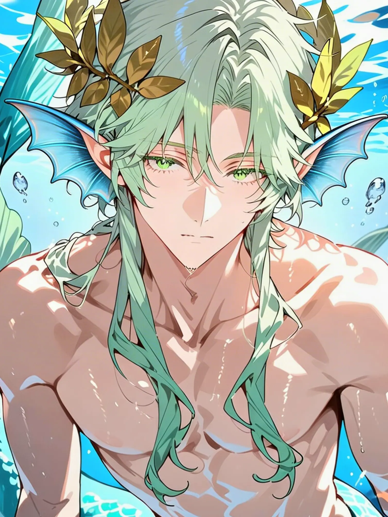 hutagosukiy의 エルフ森の人魚くん