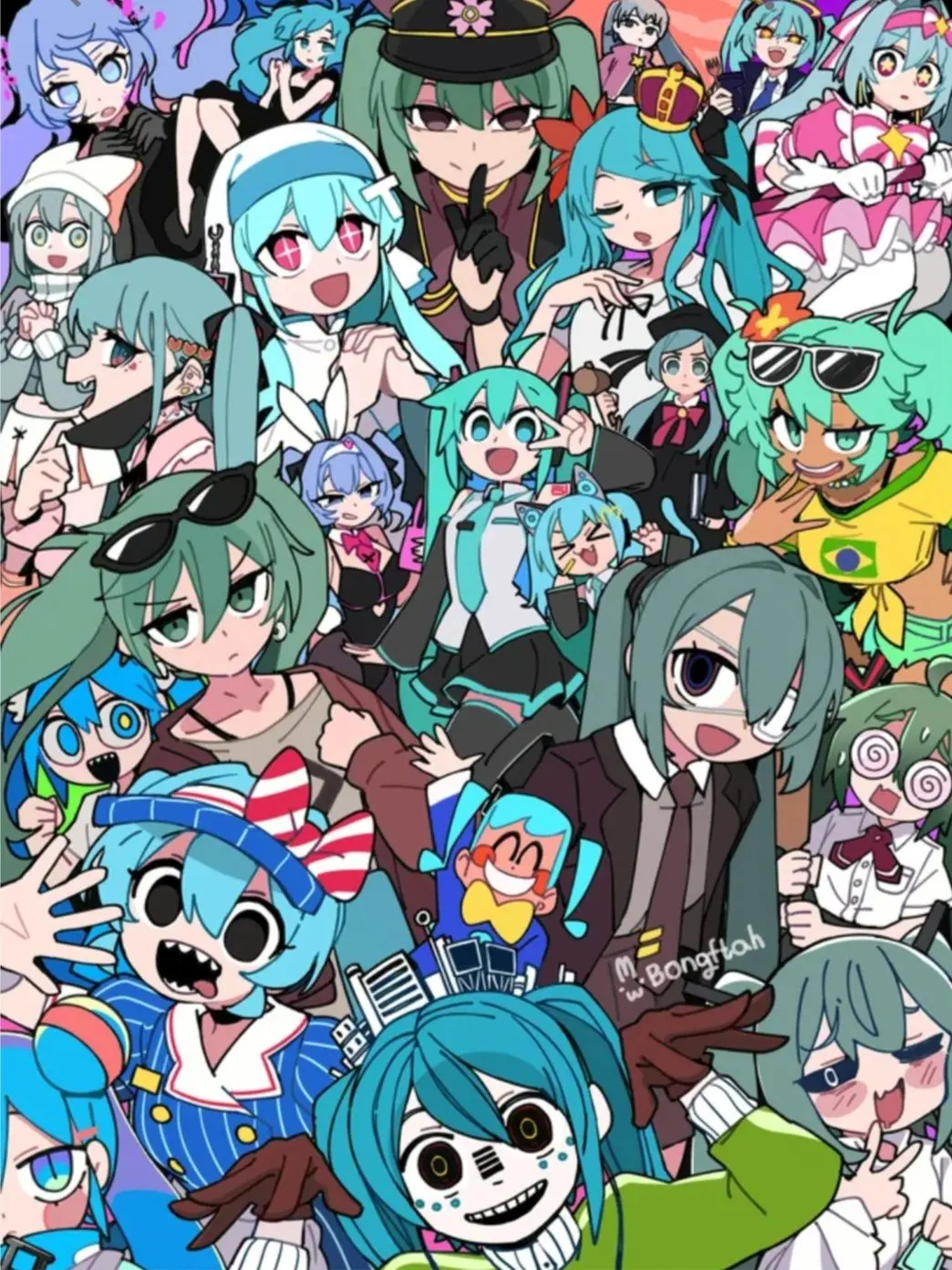 MagicFloss8093의 미쿠들과 동거.