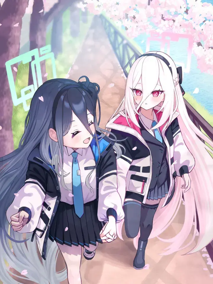 ILBA_No2의 아리스, 케이와 벚꽃 나들이!