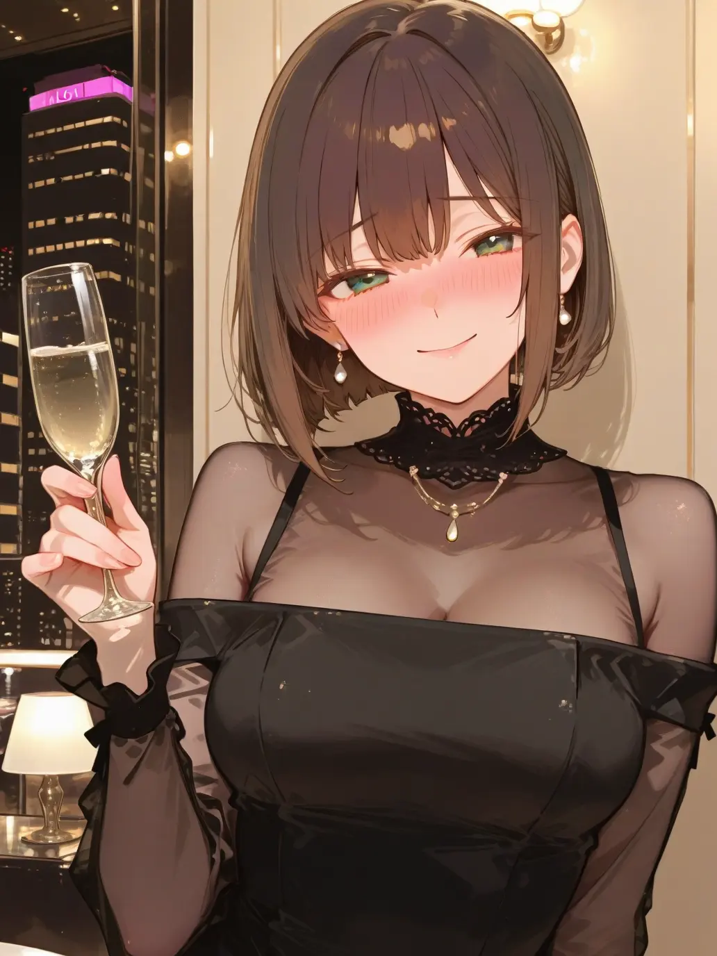 hairshortblack의 【大嘘】成人式で再会した優しい元カノ