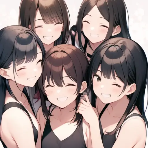 GrimPuli2321의 お祭りで会ったお姉さん5人組