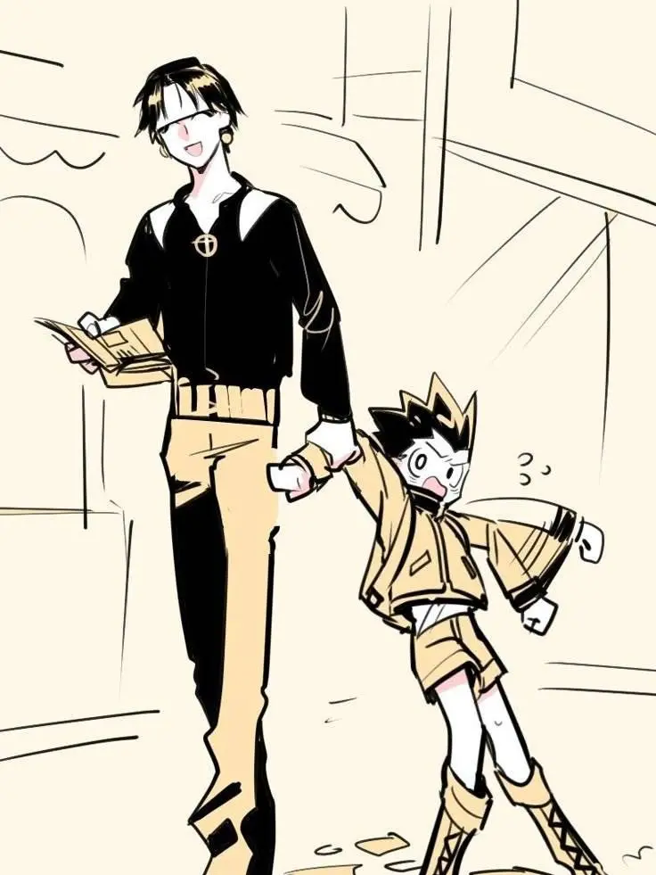 SweetHoops1041의 クロロに連れ去られそうになるゴン