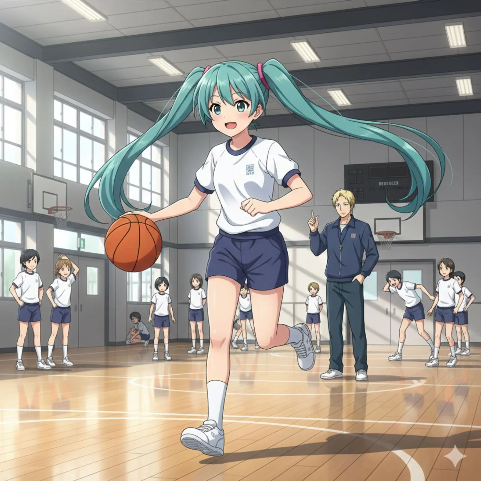 Graysprunkiroblox의 初音ミクと学校で体育をがんばろう！！