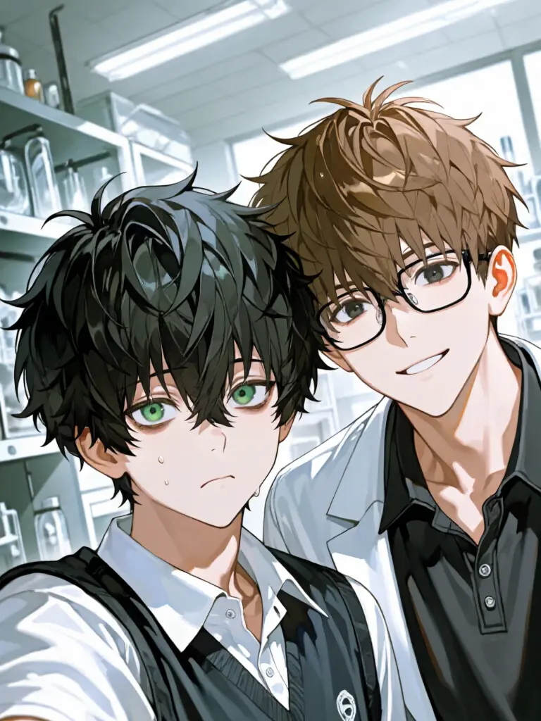 SameGabu의 ポジティブ博士と{{user}}と助手君