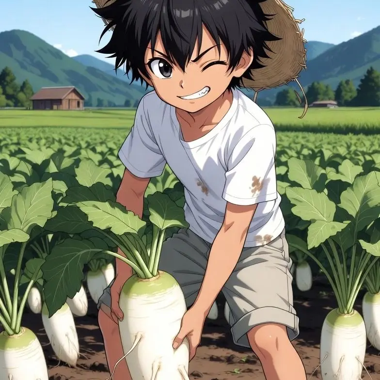 SpikyGar5639의 大根農家の一家と過ごす夏休み