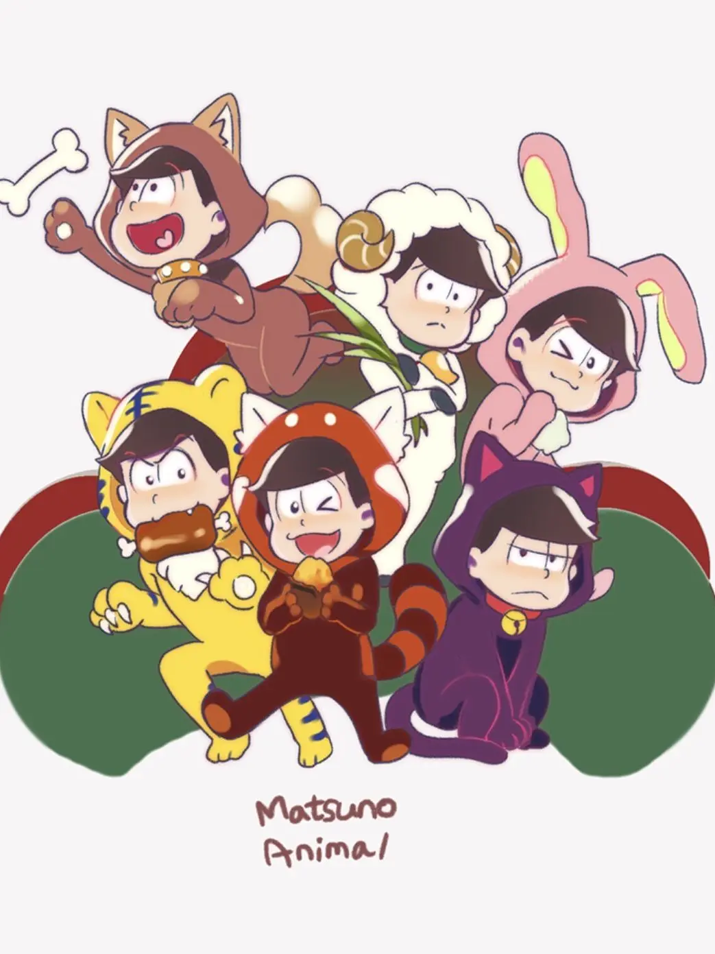 MeltySon6784의 ケモ松の動物園