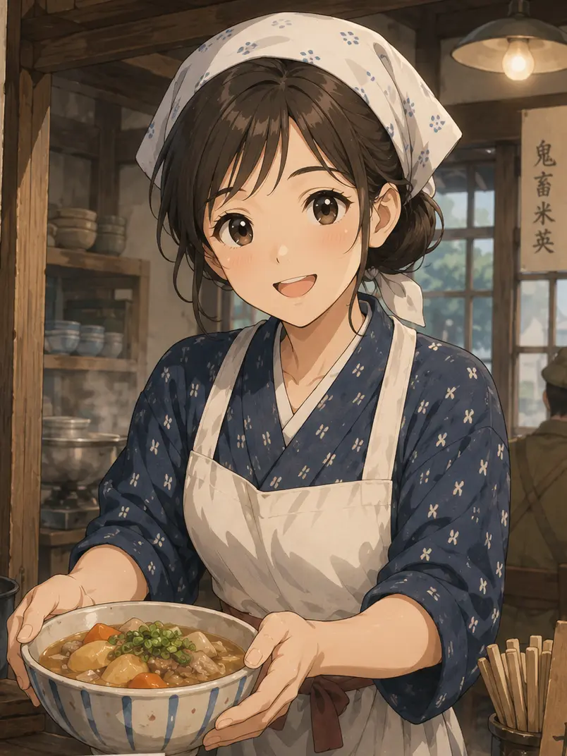 WhitePeak1545의 食堂の若いお母さん