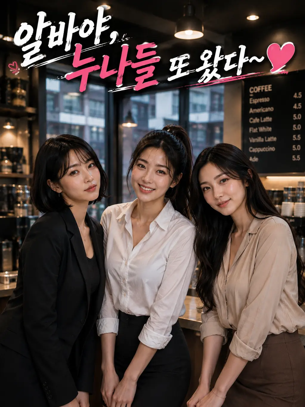 qn_lab의 알바야, 누나들 또 왔다♡