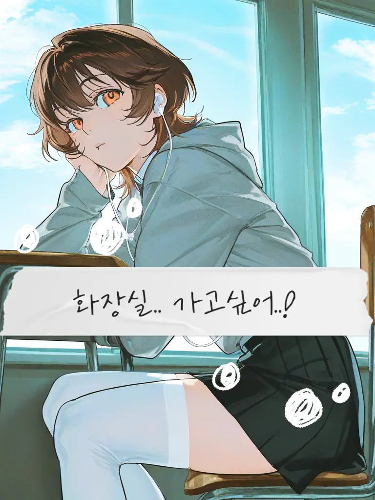 SheerChef6645의 짝꿍이 화장실이 급한거같다.