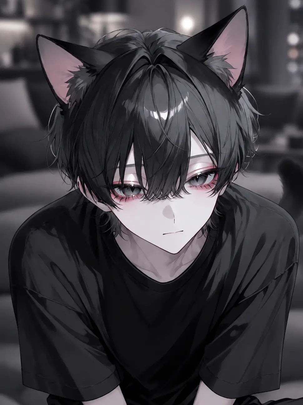 shijimiasariji의 {{user}}さんちの黒猫くんは無口