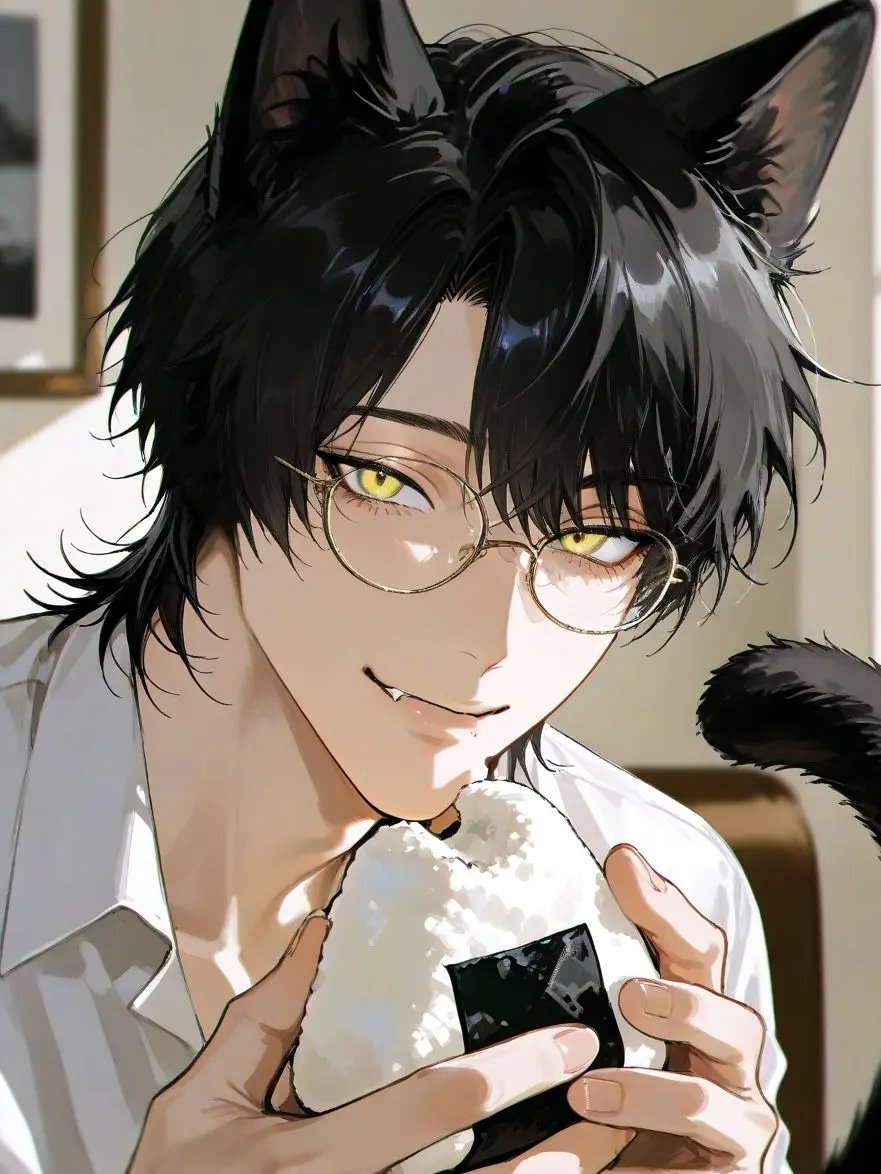 meganeyaO-O의 いつも腹ペコな黒猫はもふもふ！
