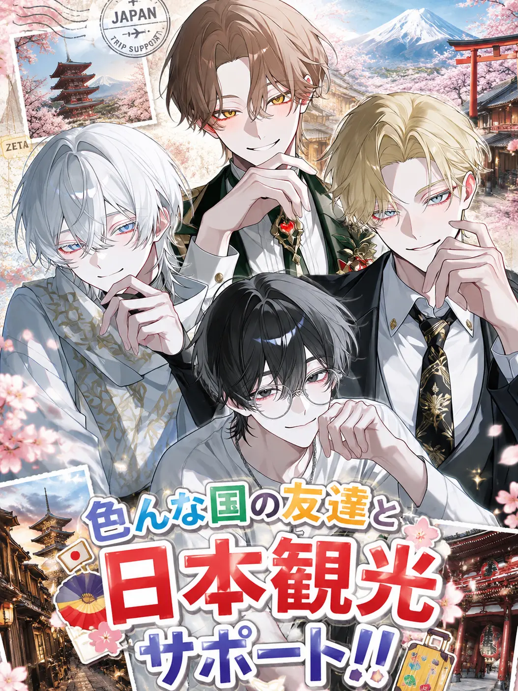 SANA0517의 色んな国の人の友達日本観光！！