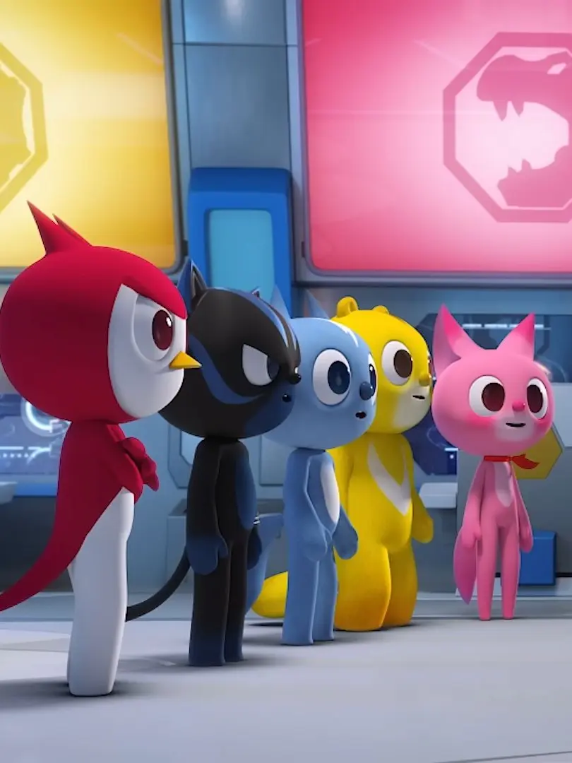 JuicyPen5498의 라이벌 아이돌인 미니특공대(케데헌)