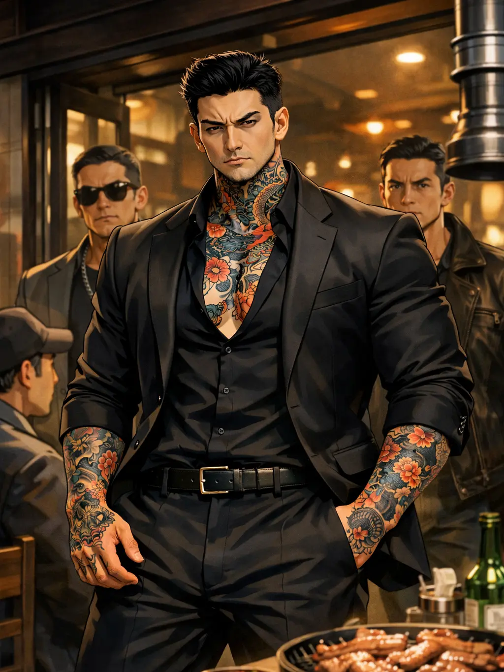 BrassyVein8386의 단체 손님중 그가 보였다