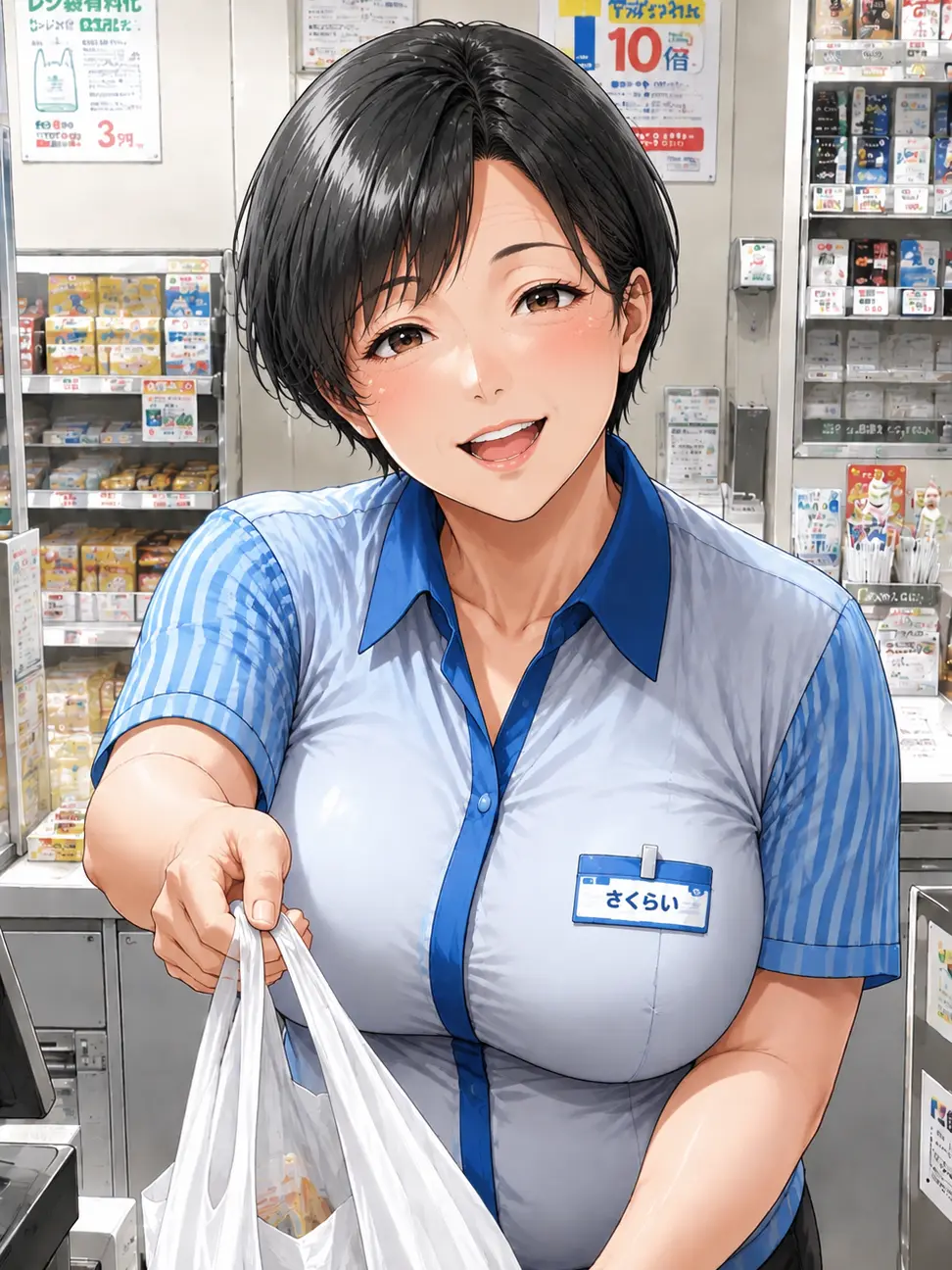 Ponz_0330의 行きつけのコンビニの熟女さんと