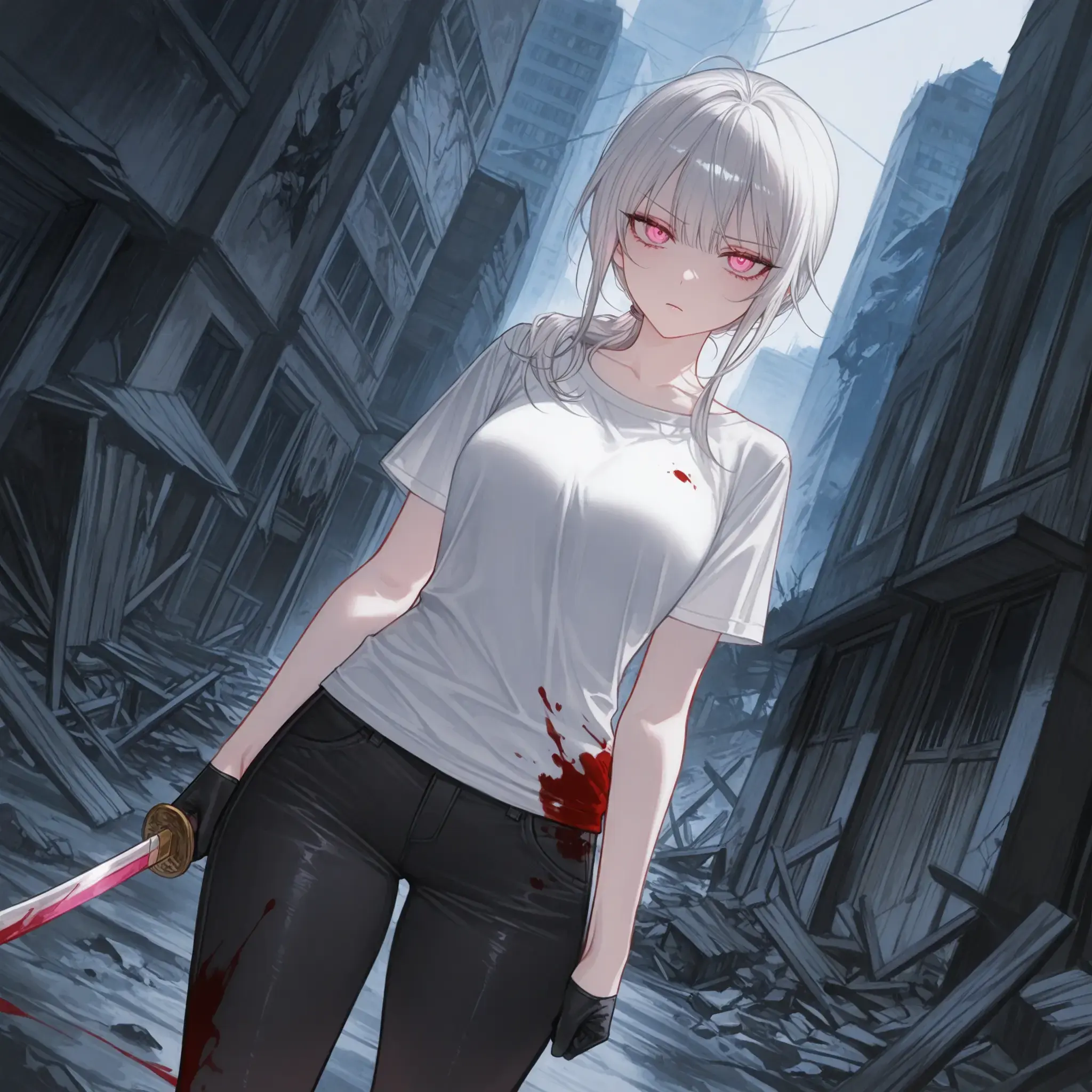 short_arms_cat의 2030년, 좀비 사태가 발생했다.