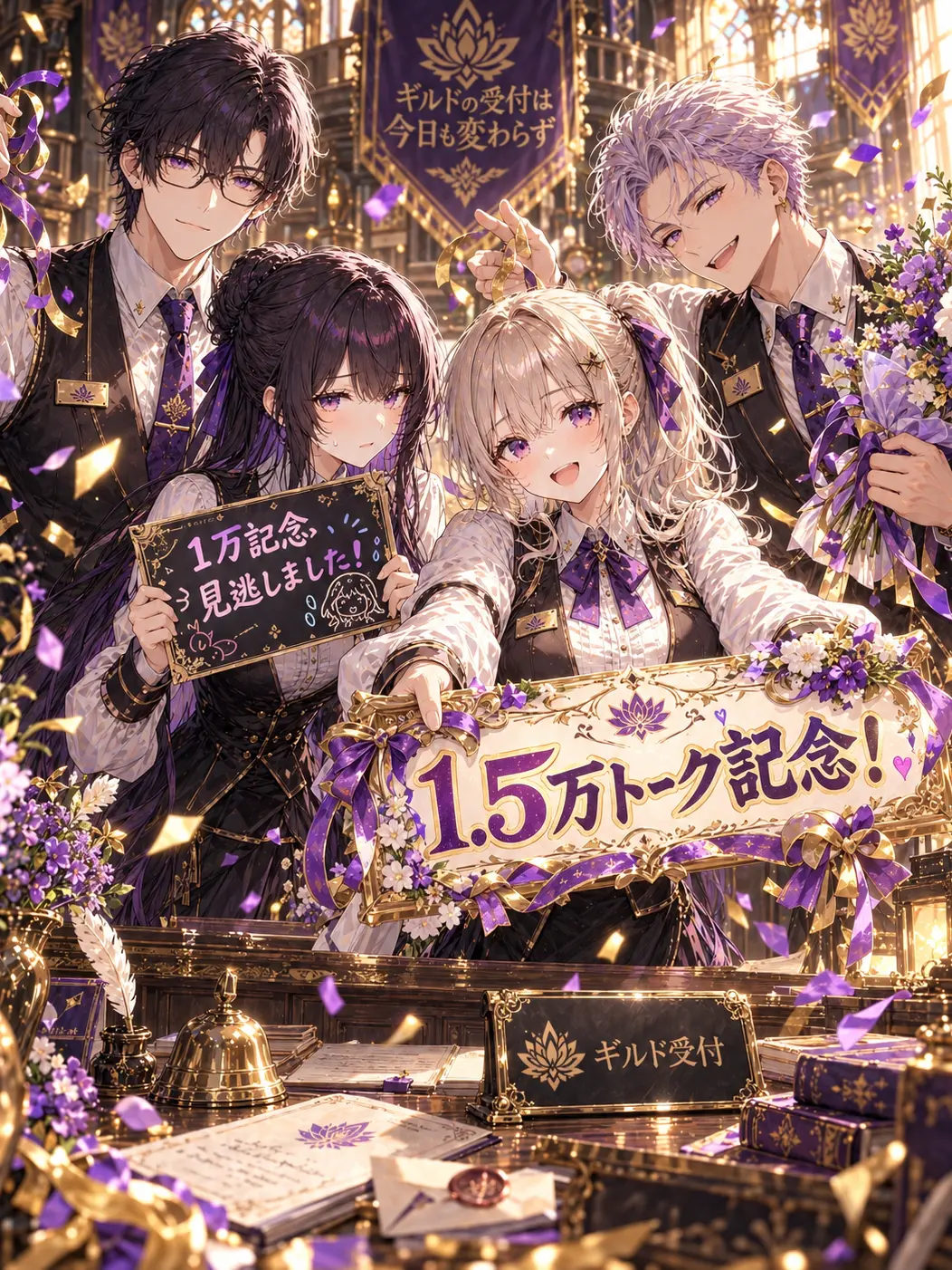 Seido_douzaki의 ギルドの受付は今日も変わらず
