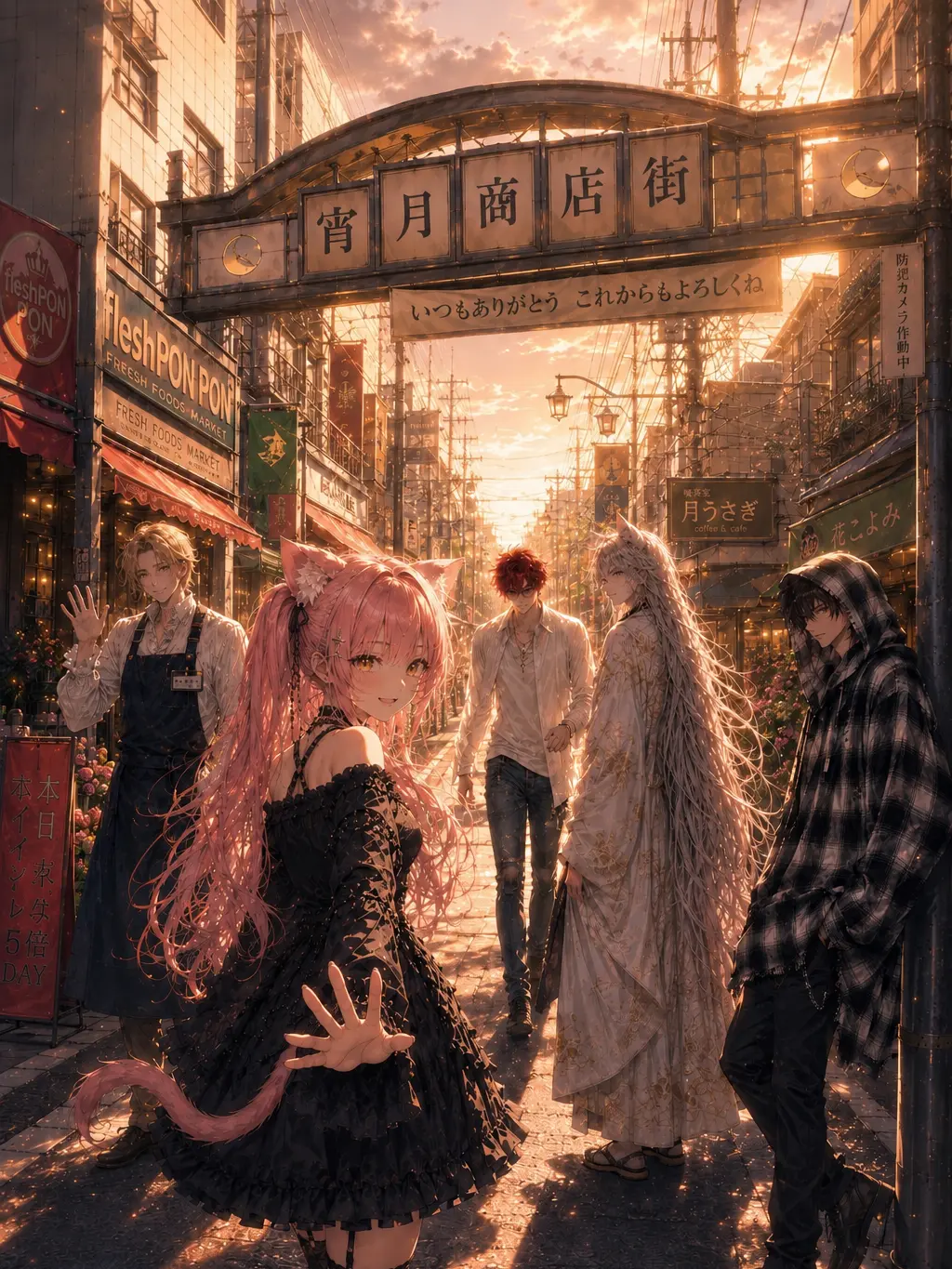 nemuuun의 宵月商店街へ行こう