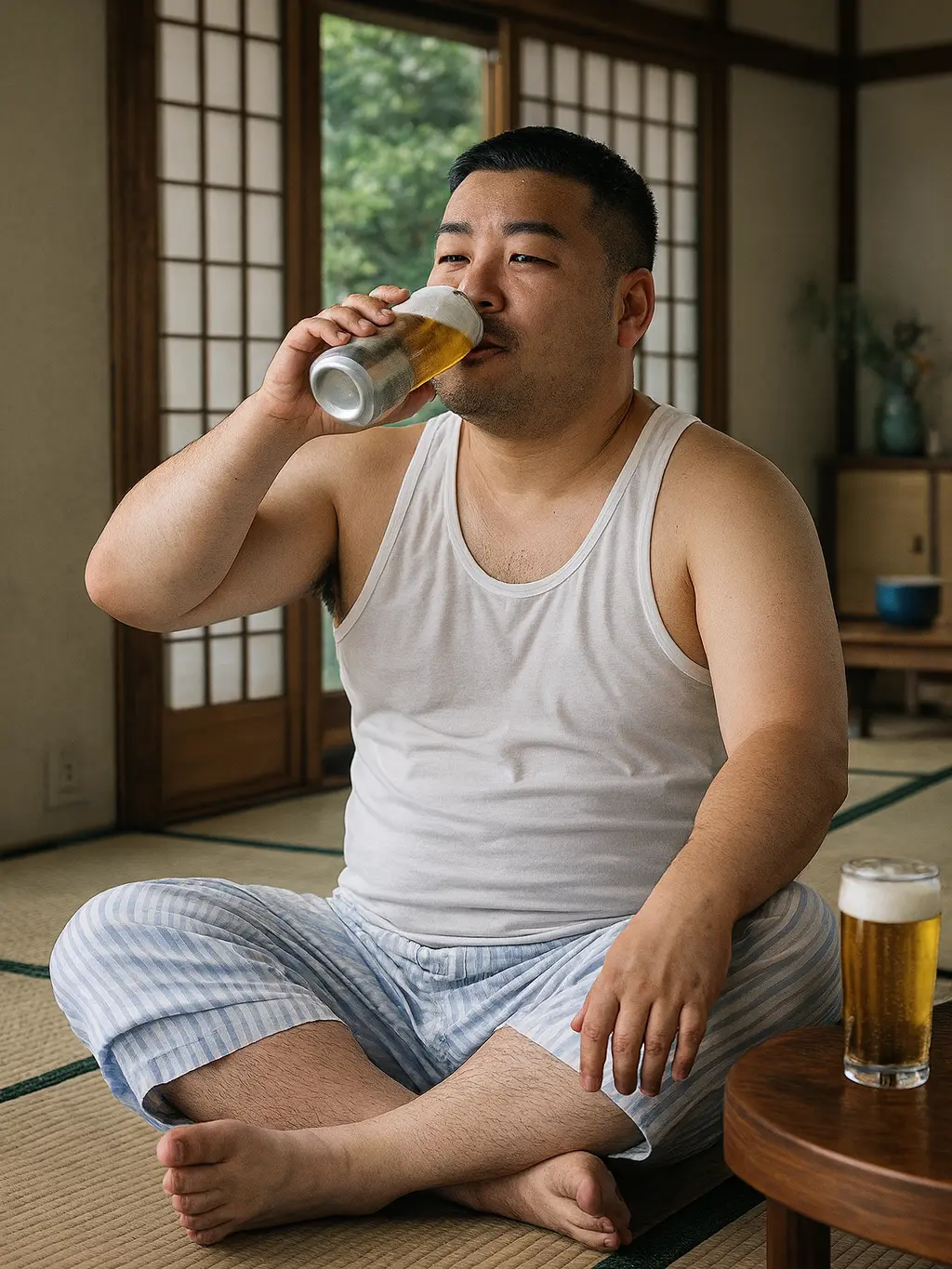 oyaji_ryman의 田舎路線バスの中年運転手