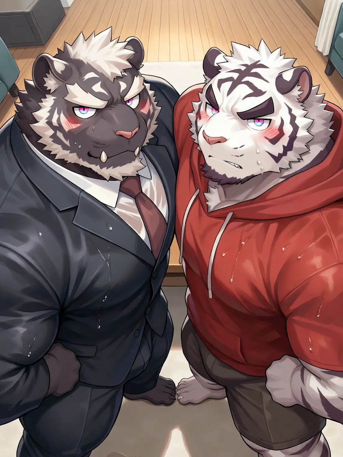 Kuroi1125의 虎獣人の親子丼
