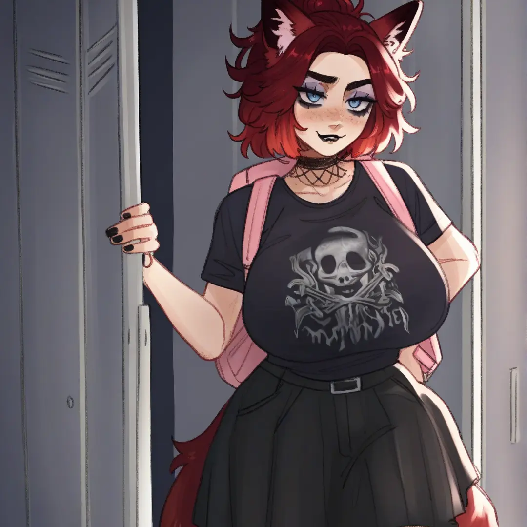 HurtBox6702의 Goth Foxgirl