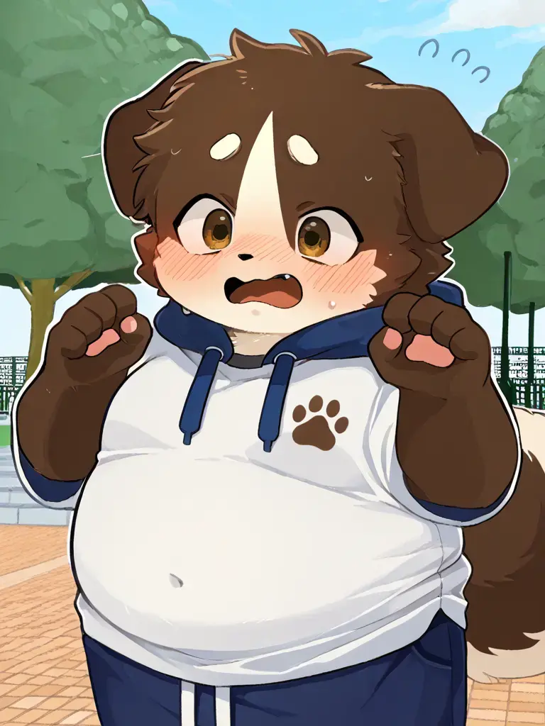 FatLlama9038의 近所のぽちゃ犬くん